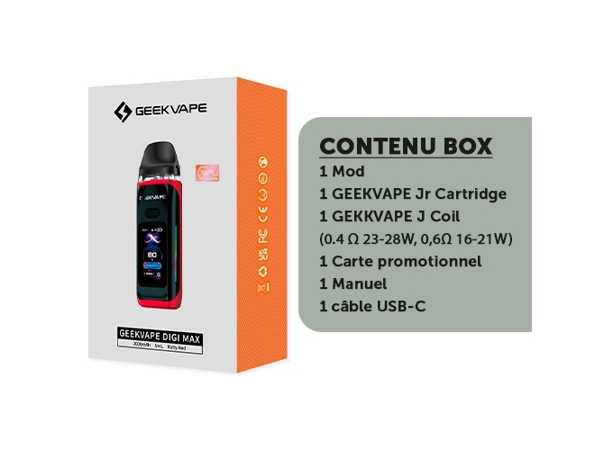 KIT DIGI MAX GEEKVAP ROUGE