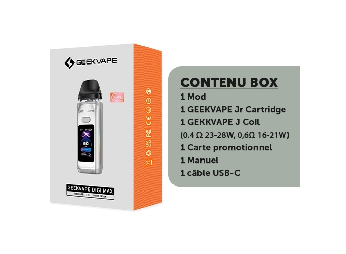 KIT DIGI MAX GEEKVAP SILVER