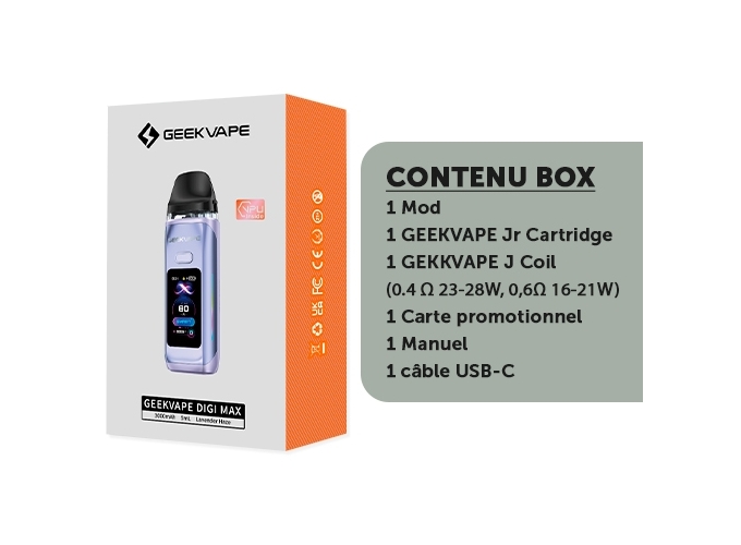 KIT DIGI MAX GEEKVAP VIOLET