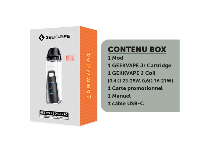 KIT DIGI PRO GEEKVAP BLANCHE