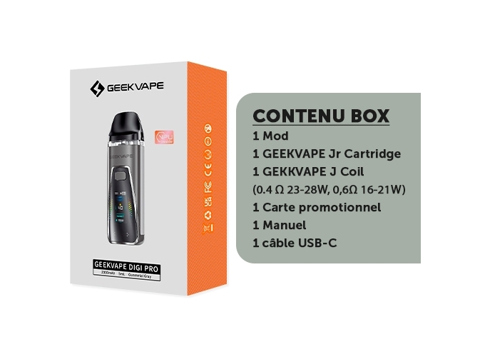 KIT DIGI PRO GEEKVAP GUNMETAL