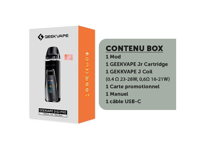 KIT DIGI PRO GEEKVAP NOIRE