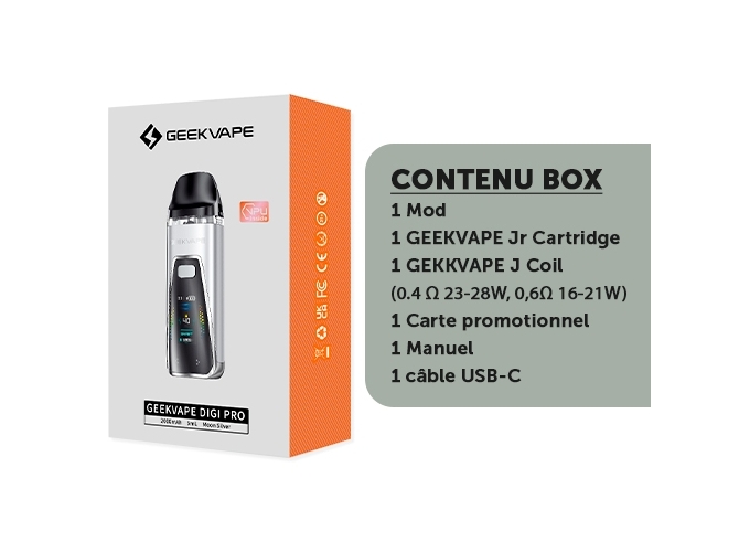 KIT DIGI PRO GEEKVAP SILVER