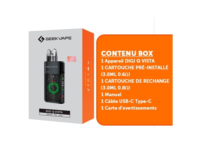 KIT DIGIQ VISTA 1600 mha BLACK