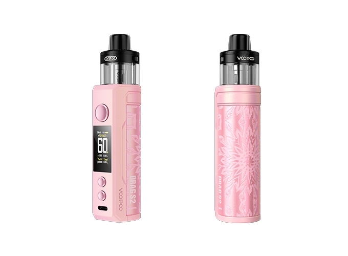 KIT DRAG S2 VOOPOO GLOW PINK (ACCU PROPRIETAIRE)