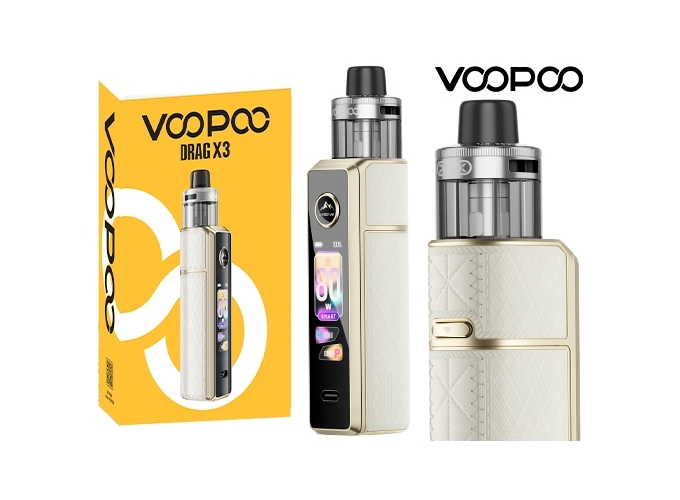 KIT DRAG X3 VOOPOO GOLD (SANS ACCUS)