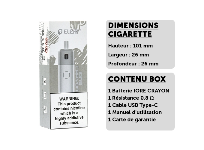 KIT ELEAF IORE CRAYON  BLANCHE