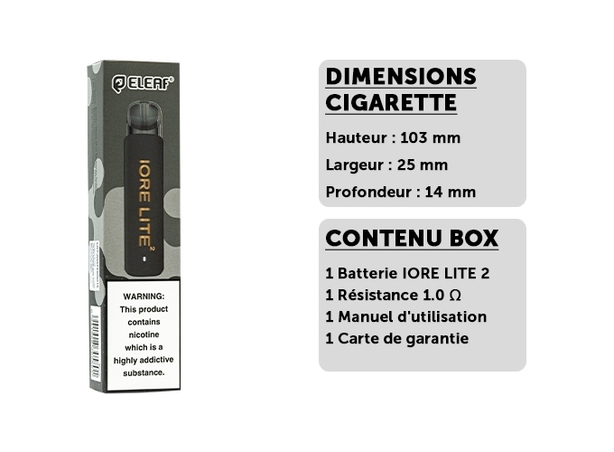 KIT ELEAF IORE LITE 2 BLACK