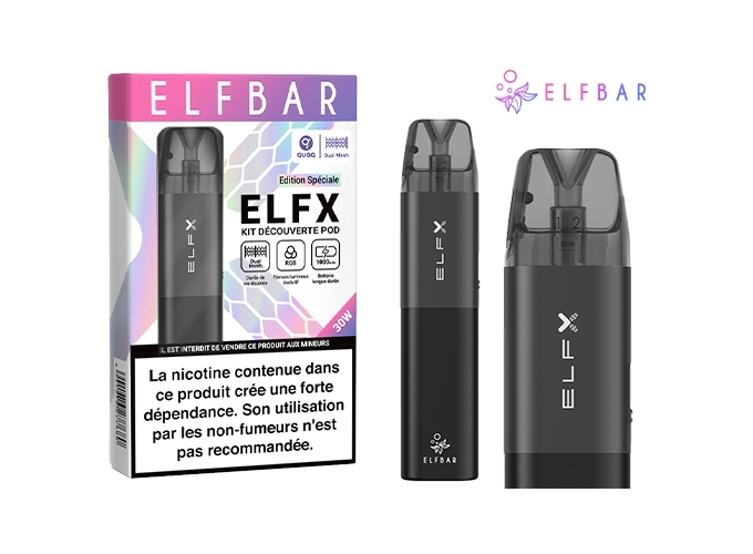KIT ELFX ELFBAR NOIRE 1000 mha