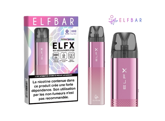 KIT ELFX ELFBAR ROSE 1000 mha
