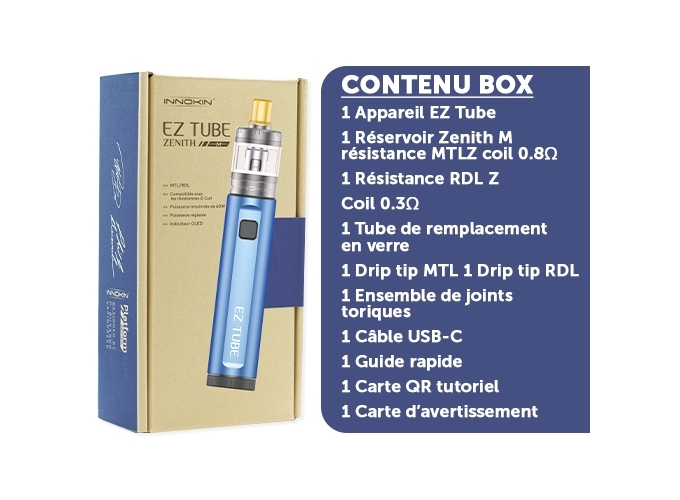 KIT EZ TUBE INNOKIN BLEUE