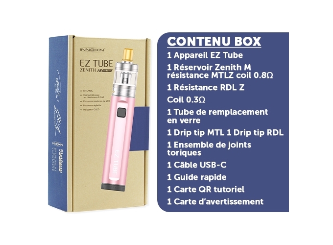 KIT EZ TUBE INNOKIN ROSE