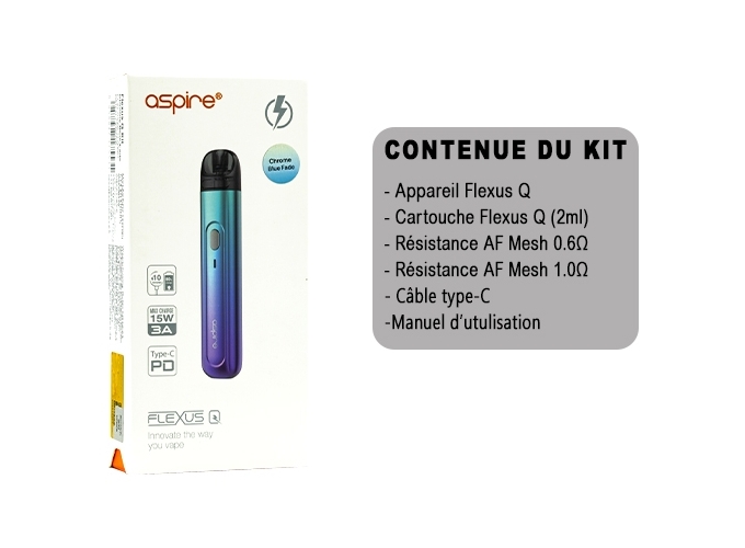 KIT FLEXUS Q CHROME BLUE