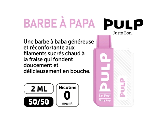 KIT FLIP BY PULP BARBE A PAPA   00 MG ML