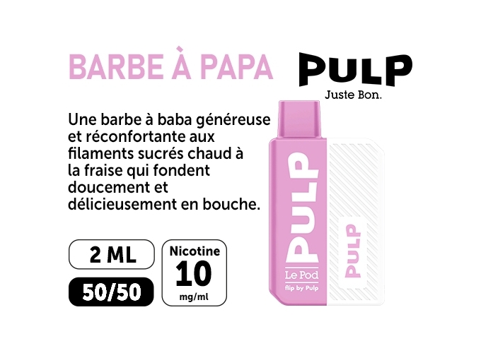KIT FLIP BY PULP BARBE A PAPA   10 MG ML