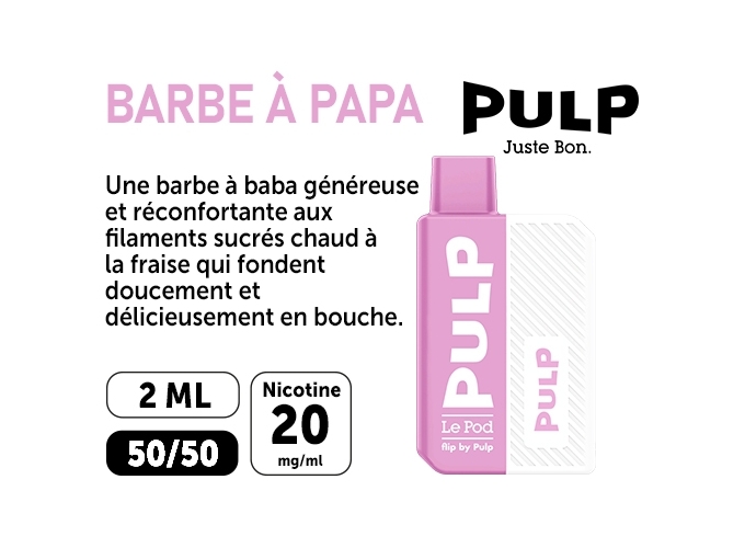 KIT FLIP BY PULP BARBE A PAPA   20 MG ML