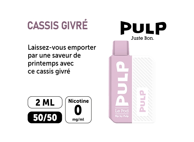 KIT FLIP BY PULP CASSIS GIVRÉ   00 MG ML
