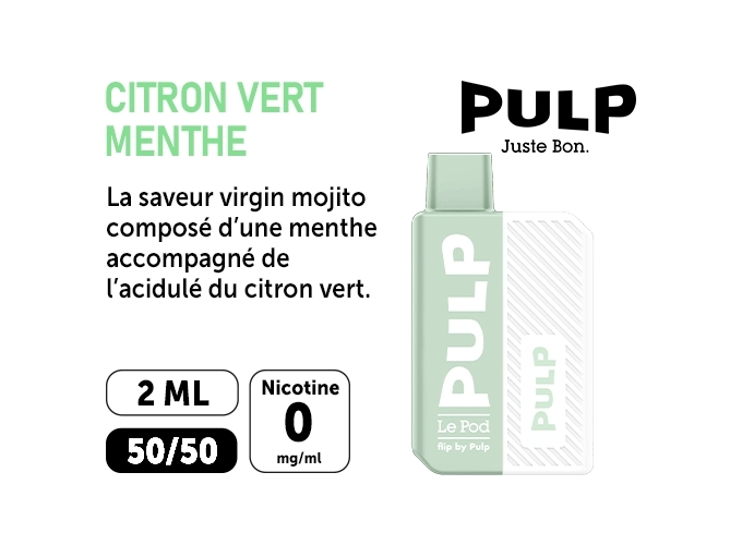 KIT FLIP BY PULP CITRON VERT MENTHE  00 MG ML