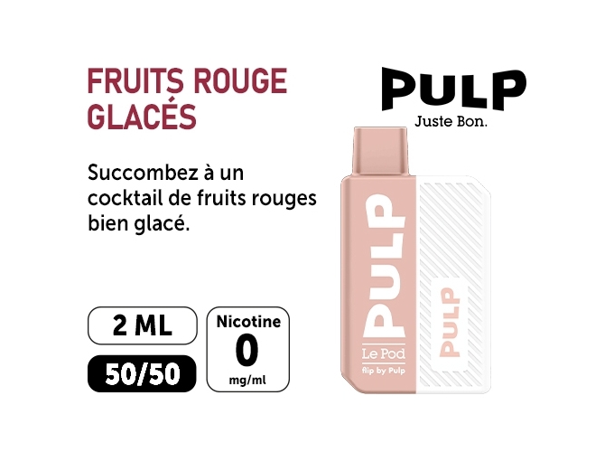 KIT FLIP BY PULP FRUITS ROUGES GLACÉ 00 MG ML