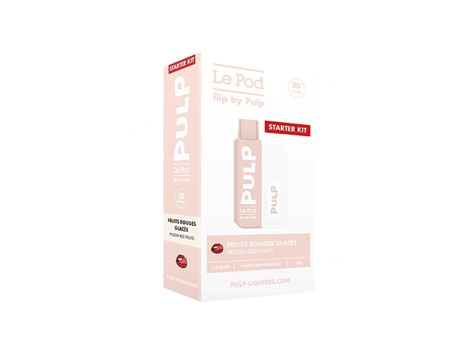 KIT FLIP BY PULP FRUITS ROUGES GLACÉ 20 MG ML