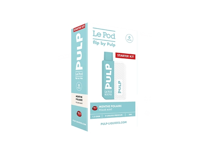KIT FLIP BY PULP MENTHE POLAIRE   00 MG ML