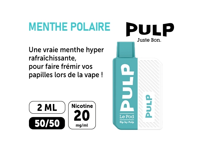 KIT FLIP BY PULP MENTHE POLAIRE 20 MG ML