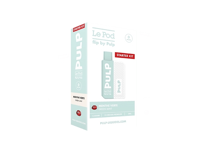 KIT FLIP BY PULP MENTHE VERTE   00 MG ML