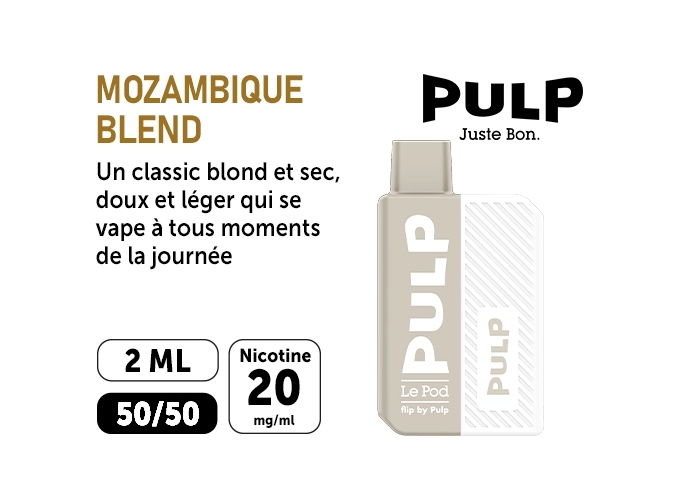 KIT FLIP BY PULP MOZAMBIQUE BLEND  20 MG ML