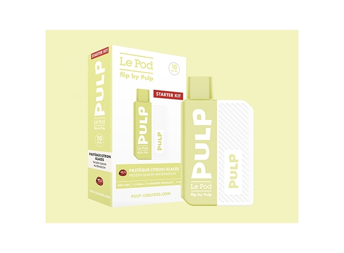 KIT FLIP BY PULP PASTEQUE CITRON GLACÉE  10 MG ML