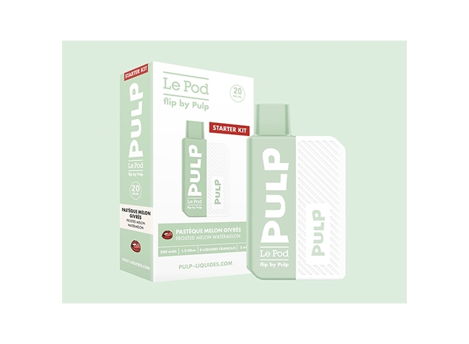 KIT FLIP BY PULP PASTEQUE MELON GIVRÉ  20 MG ML