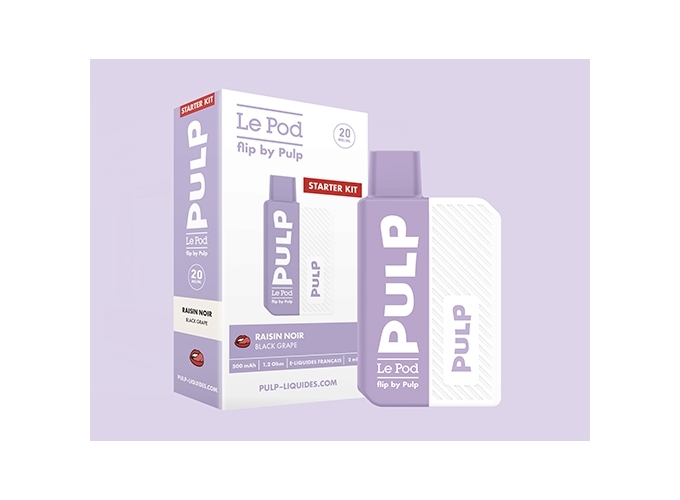 KIT FLIP BY PULP RAISIN NOIR   20 MG ML