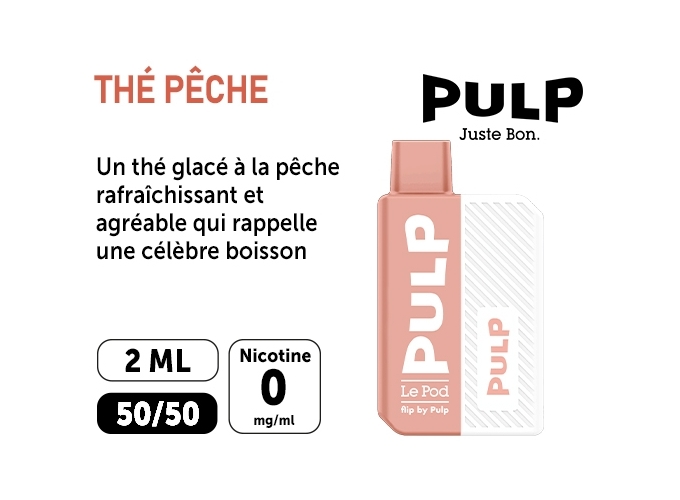 KIT FLIP BY PULP THÉ PECHE 00 MG ML