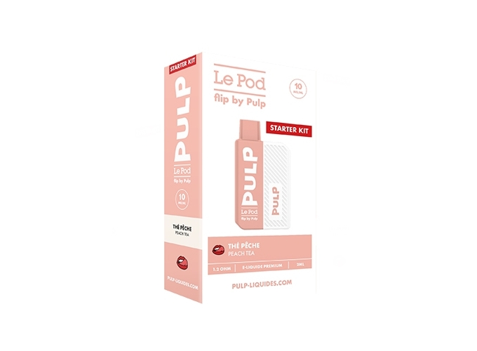 KIT FLIP BY PULP THÉ PECHE 10 MG ML