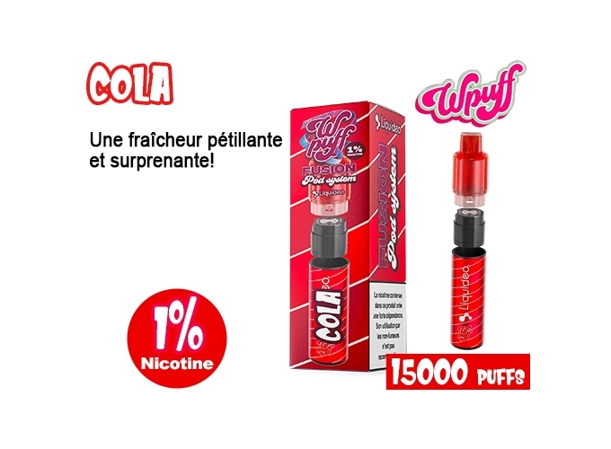 KIT FUSION  BATTERIE POD COLA ICE  1% (10)