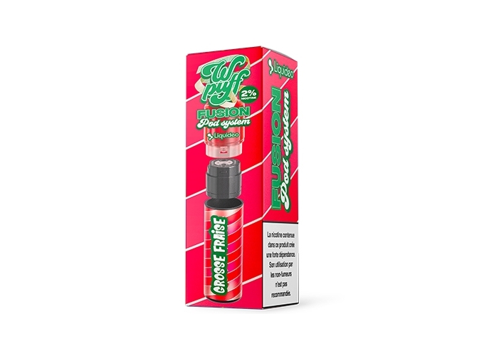 KIT FUSION  BATTERIE POD GROSSE FRAISE   2% (10)