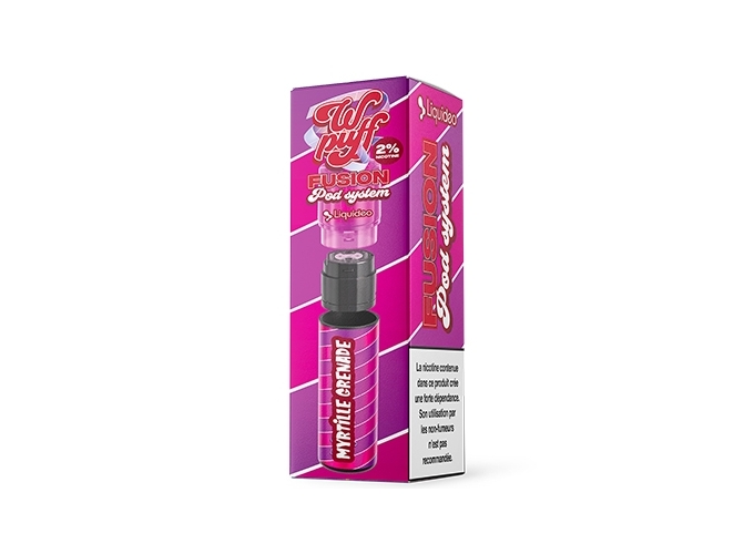 KIT FUSION  BATTERIE POD MYRTILLE GRENADE  2% (10)