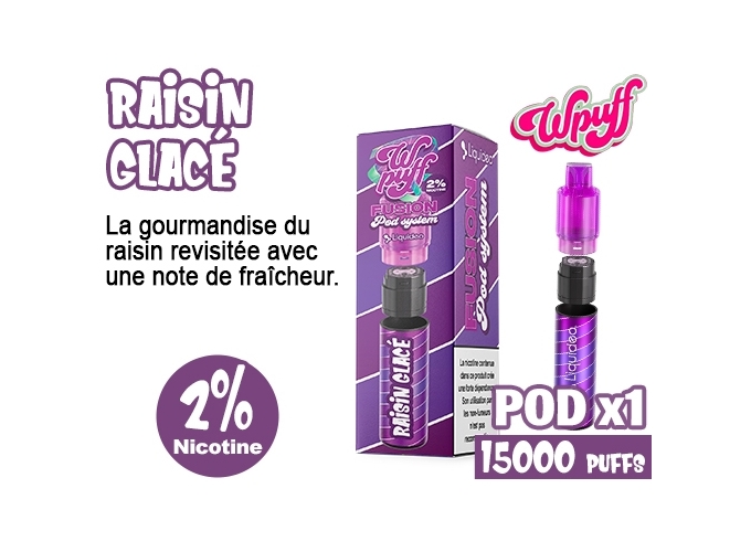 KIT FUSION  BATTERIE POD RAISIN GLACE  2% (10)