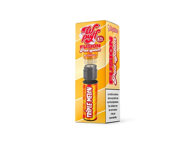 KIT FUSION  BATTERIE POD TRIPLE MELON  1% (10)