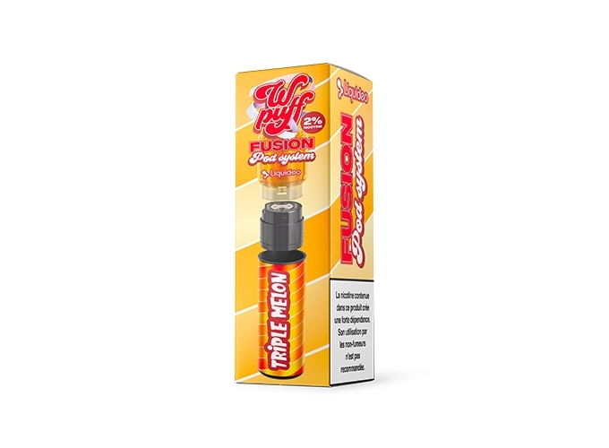 KIT FUSION  BATTERIE POD TRIPLE MELON  2% (10)