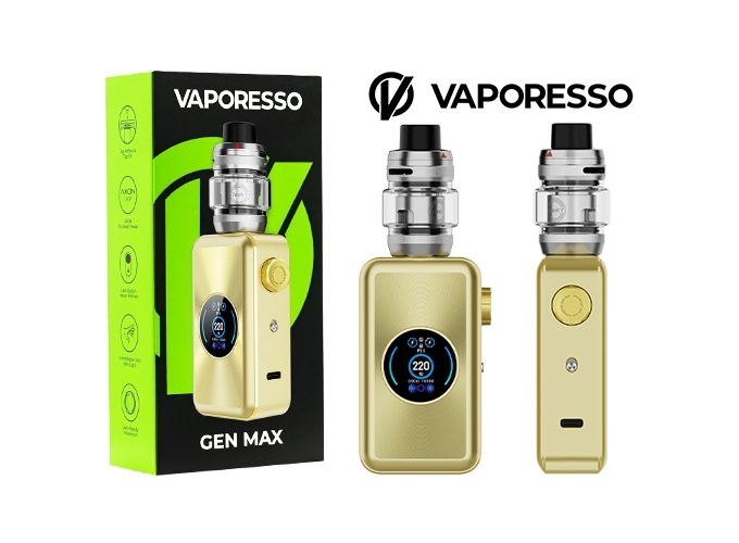 KIT GEN MAX VAPORESSO GOLD (ACCUS NON FOURNIS)