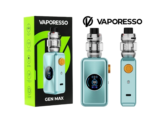 KIT GEN MAX VAPORESSO ICE BLUE (ACCUS NON FOURNIS)