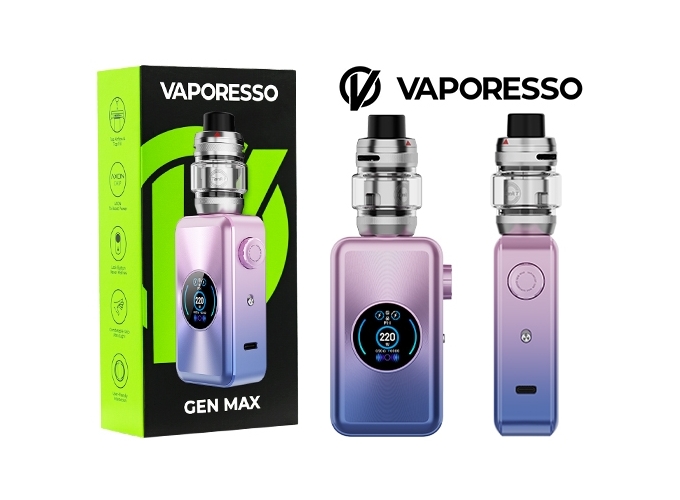 KIT GEN MAX VAPORESSO PURPLE ( ACCUS NON FOURNIS)