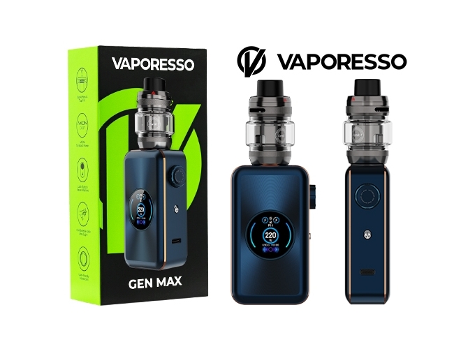 KIT GEN MAX VAPORESSO STORM BLUE (SANS ACCUS)