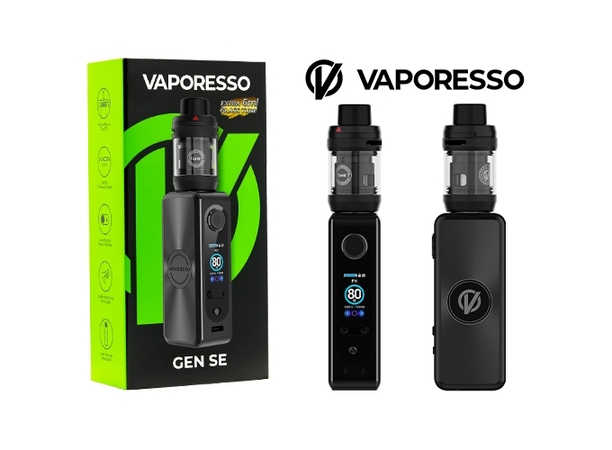 KIT GEN SE MOD VAPORESSO DARK BLACK (SANS ACCU)