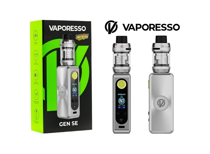 KIT GEN SE VAPORESSO ARCTIC SILVER (SANS ACCU)