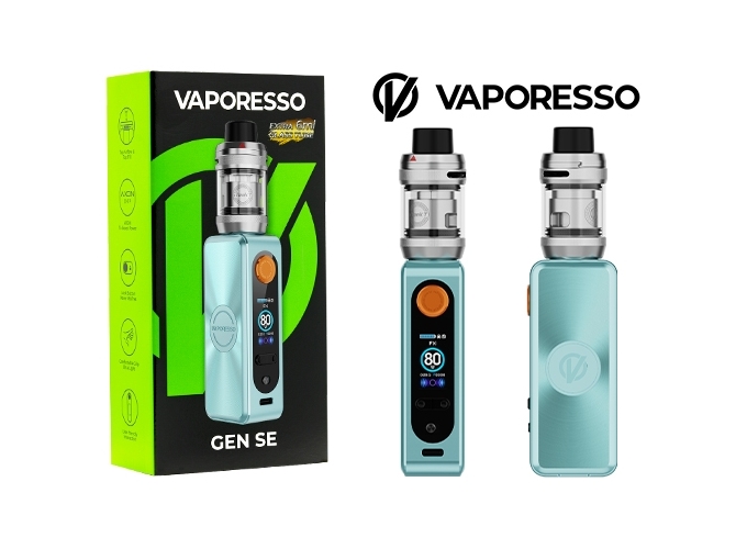 KIT GEN SE VAPORESSO ICE BLUE (SANS ACCU)