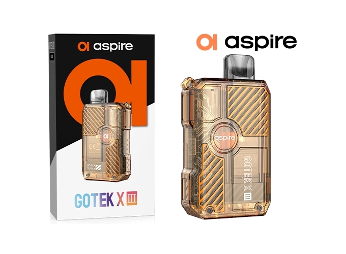 KIT GOTEK X 3  ASPIRE ORANGE