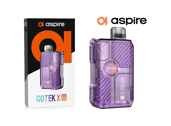 KIT GOTEK X 3  ASPIRE VIOLET