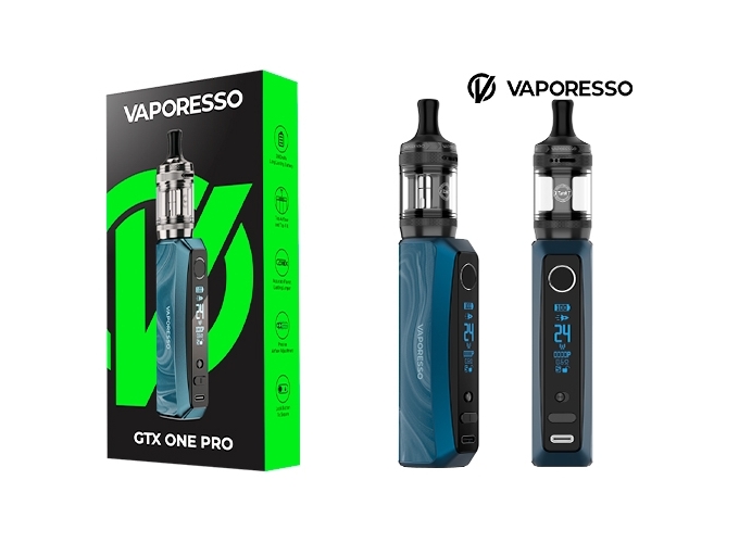KIT GTX ONE PRO VAPORESSO 3000mAh - BLEUE