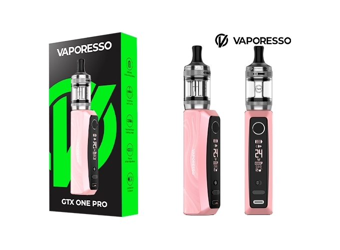 KIT GTX ONE PRO VAPORESSO 3000mAh - ROSE